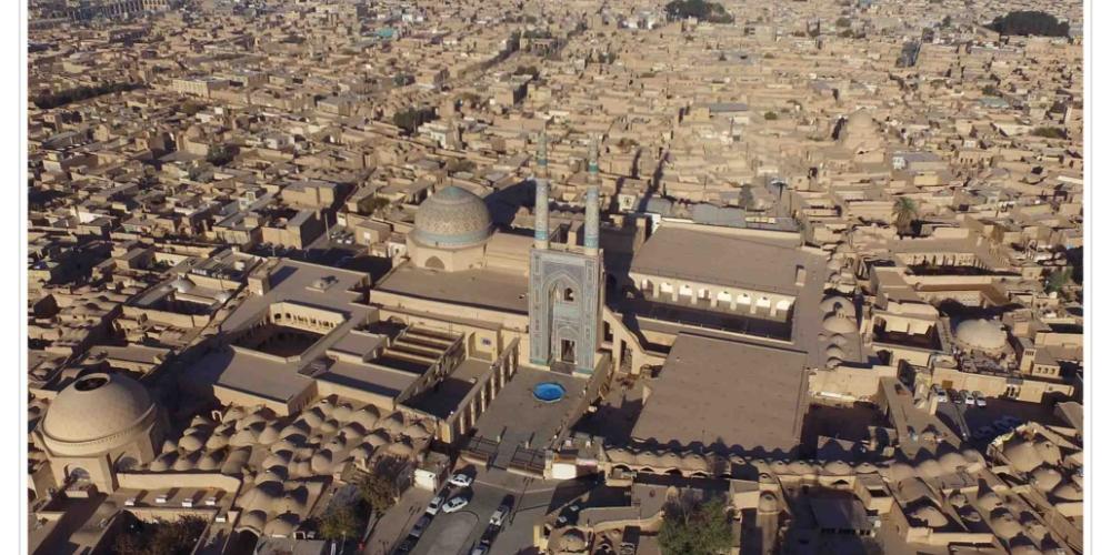 Old city of Yazd, view from above. – © City of Yazd Archive