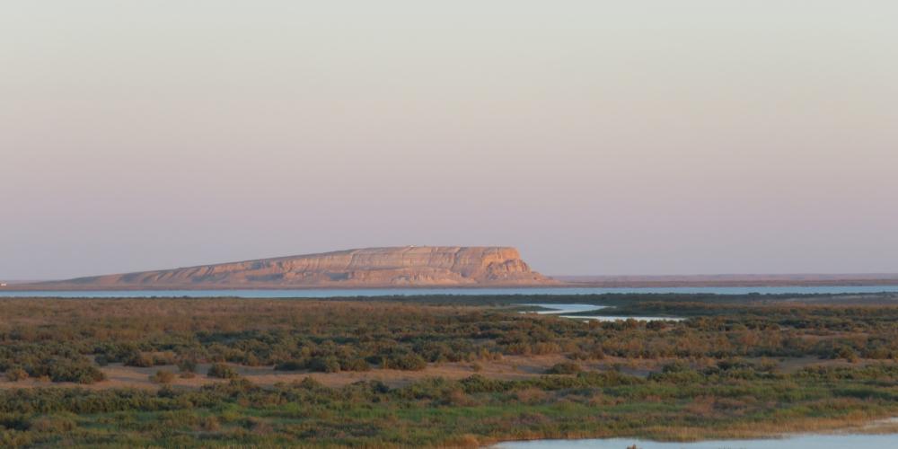 Looking across the waters of Lake Zengibaba – © A. Amanov Looking across the waters of Lake Zengibaba – © A. Amanov