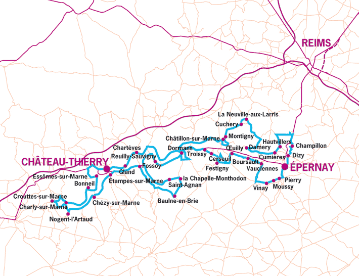 Marne Valley tourist route
