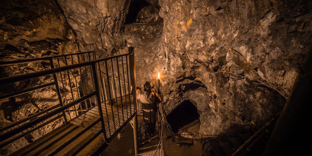 Learn about the hard life and work of the miners through a guided underground tour. – © Lars Olsson