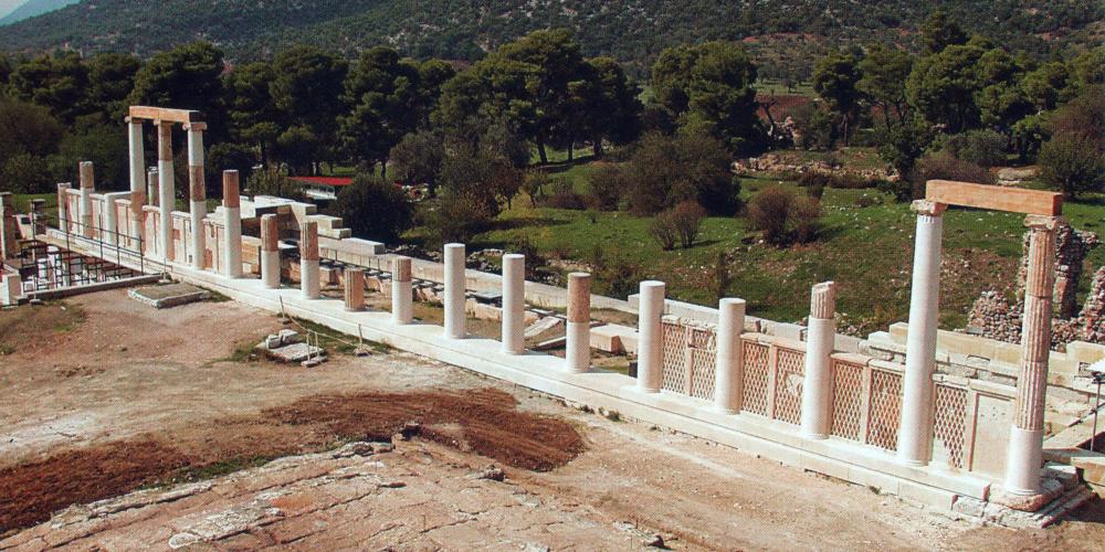 L'Abaton, ou Enkoimeterion, était un endroit interdit, où seuls les patients qui s'étaient purifiés étaient autorisés à entrer. – © Hellenic Ministry of Culture and Sports / Ephorate of Antiquities of Argolida L'Abaton, ou Enkoimeterion, était un endroit interdit, où seuls les patients qui s'étaient purifiés étaient autorisés à entrer. – © Hellenic Ministry of Culture and Sports / Ephorate of Antiquities of Argolida