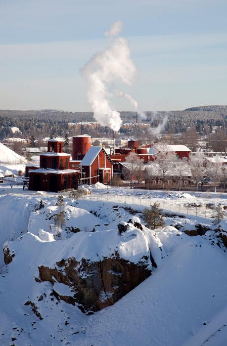 Mining Area of the Great Copper Mountain in Falun, Sweden World