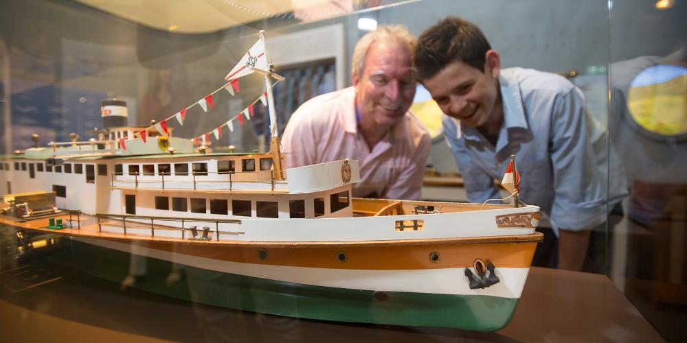 Come aboard the multimedia Rhine voyage through the UNESCO World Heritage site and discover the Upper Middle Rhine Valley in a unique multimedia exhibition. – © Herbert Piel / PIELmedia, Koblenz-Touristik