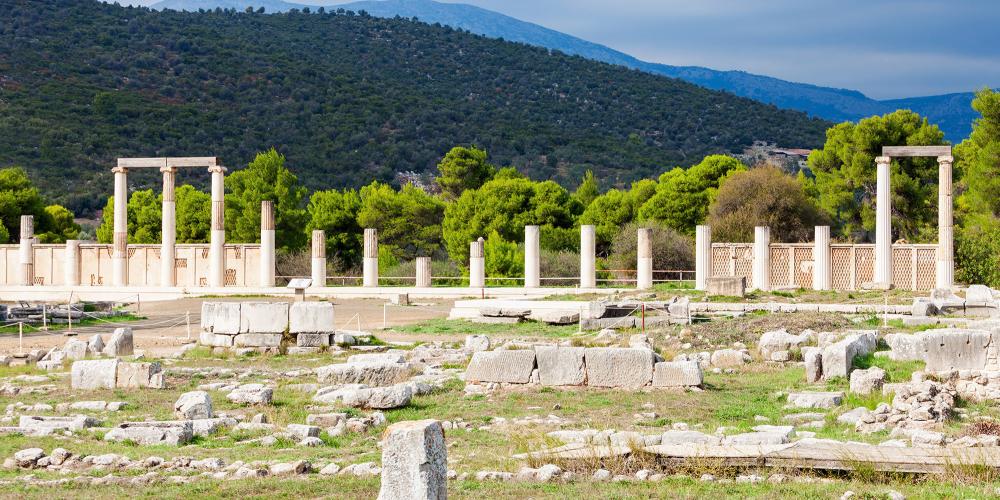 Ruins of the Sanctuary of Asclepius at Epidaurus, which was dedicated to Asclepius, the Greek god of medicine. – © saiko3p / Shutterstock Ruins of the Sanctuary of Asclepius at Epidaurus, which was dedicated to Asclepius, the Greek god of medicine. – © saiko3p / Shutterstock