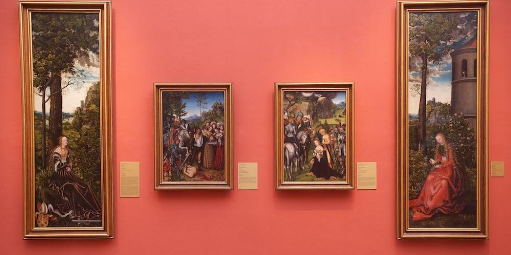 The best documented paintings in the collection of the Castle od Kroměříž are two altarpieces Lucas Cranach the Elder acquired during the episcopate of the Bishop Stanislaus Thurzo. – © Archive of the Archiepiscopal Castle Kroměříž The best documented paintings in the collection of the Castle od Kroměříž are two altarpieces Lucas Cranach the Elder acquired during the episcopate of the Bishop Stanislaus Thurzo. – © Archive of the Archiepiscopal Castle Kroměříž