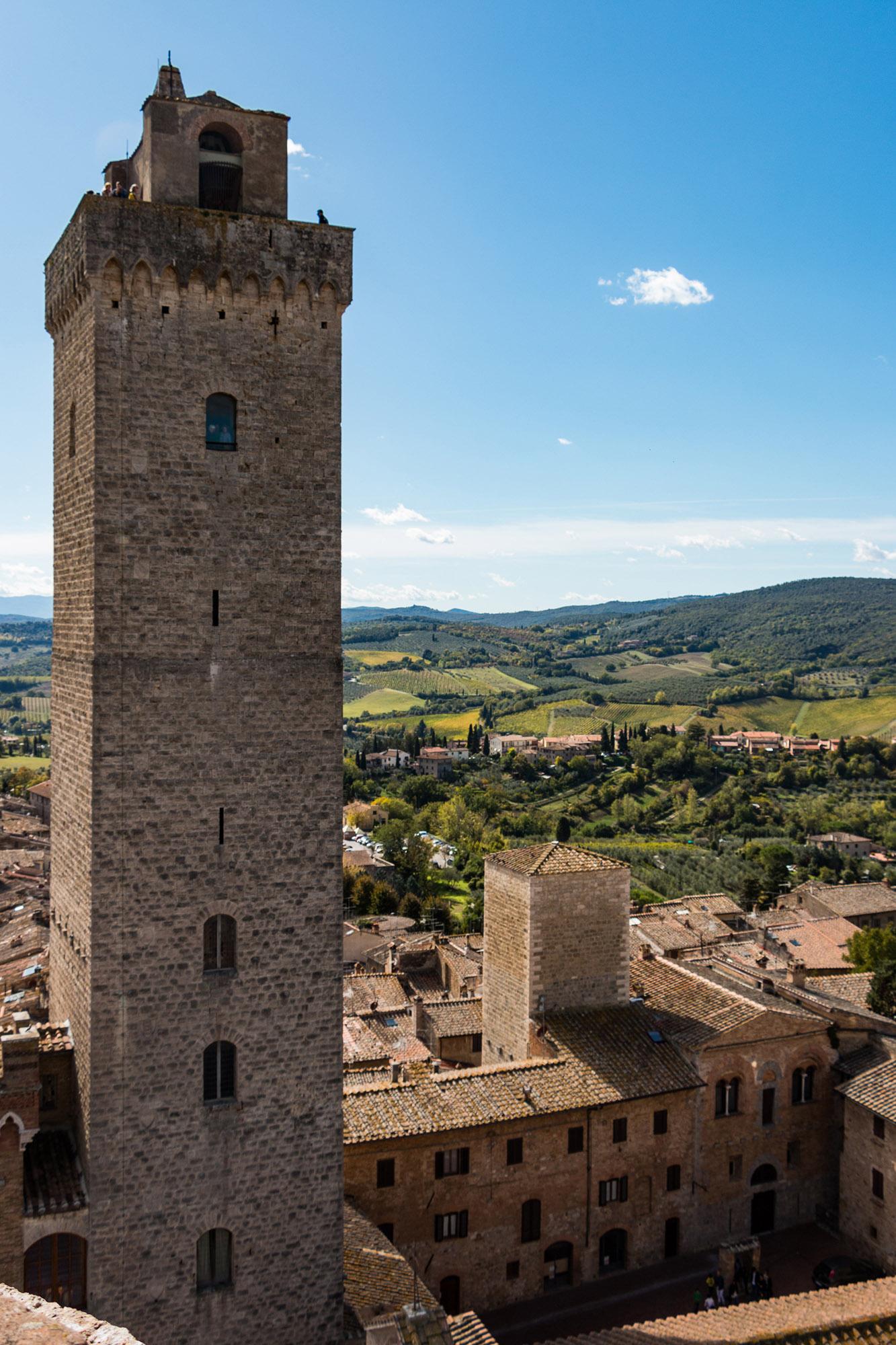 The 54-metre Torre Grossa is the highest tower in the historical centre of San Gimignano. - © Comune di San Gimignano