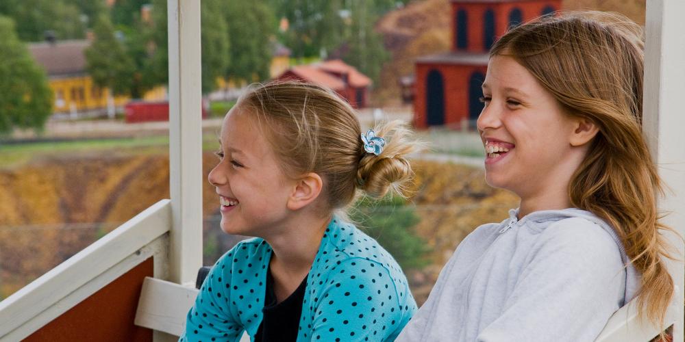 A special day at the Falun Mine includes a train ride around the Great Pit. – © Magnus Sjöberg A special day at the Falun Mine includes a train ride around the Great Pit. – © Magnus Sjöberg