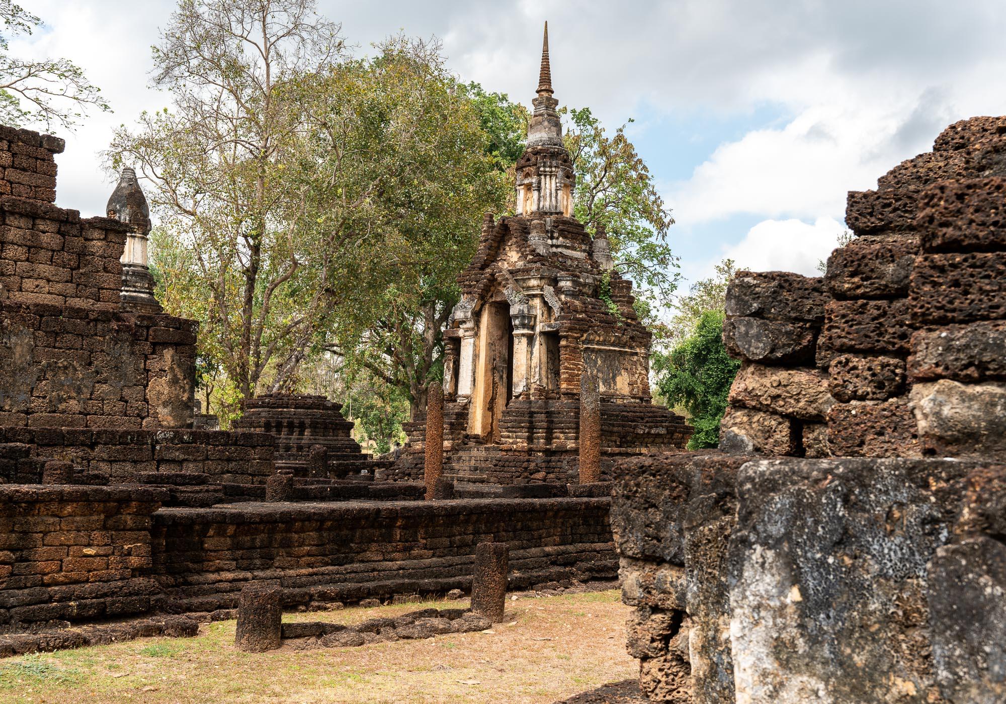 One of the stupas within Wat Chedi Ched Thaeo, which has nine rows of 33 stupas in total. – © Michael Turtle