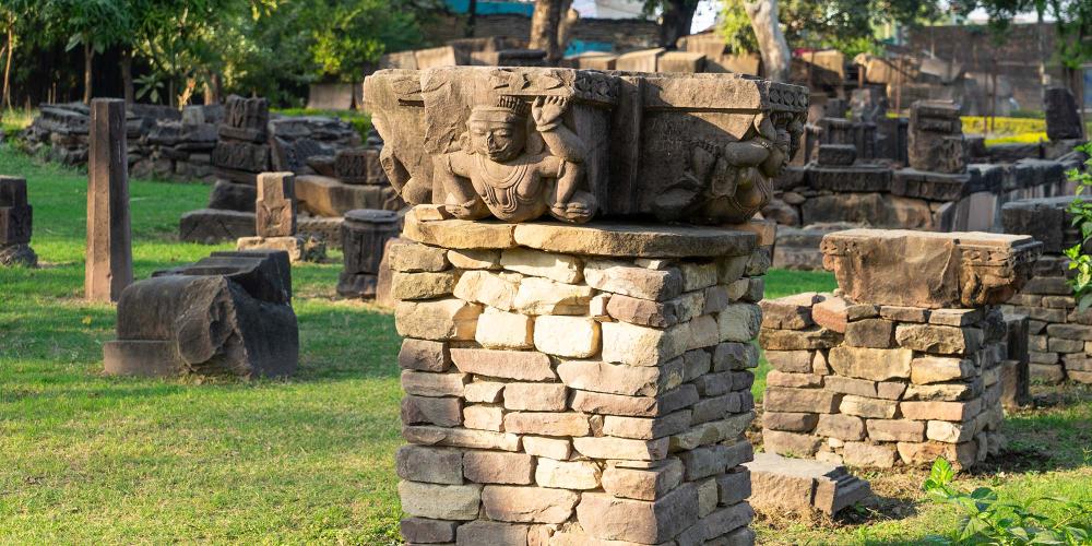 Many of the ornate statues from the original temple are on display in the grounds around the structure. – © Michael Turtle