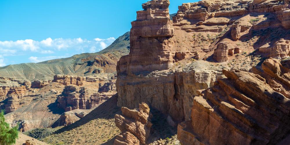 Rock formations in the Charyn Canyon – © Tatyana Mi / Shutterstock