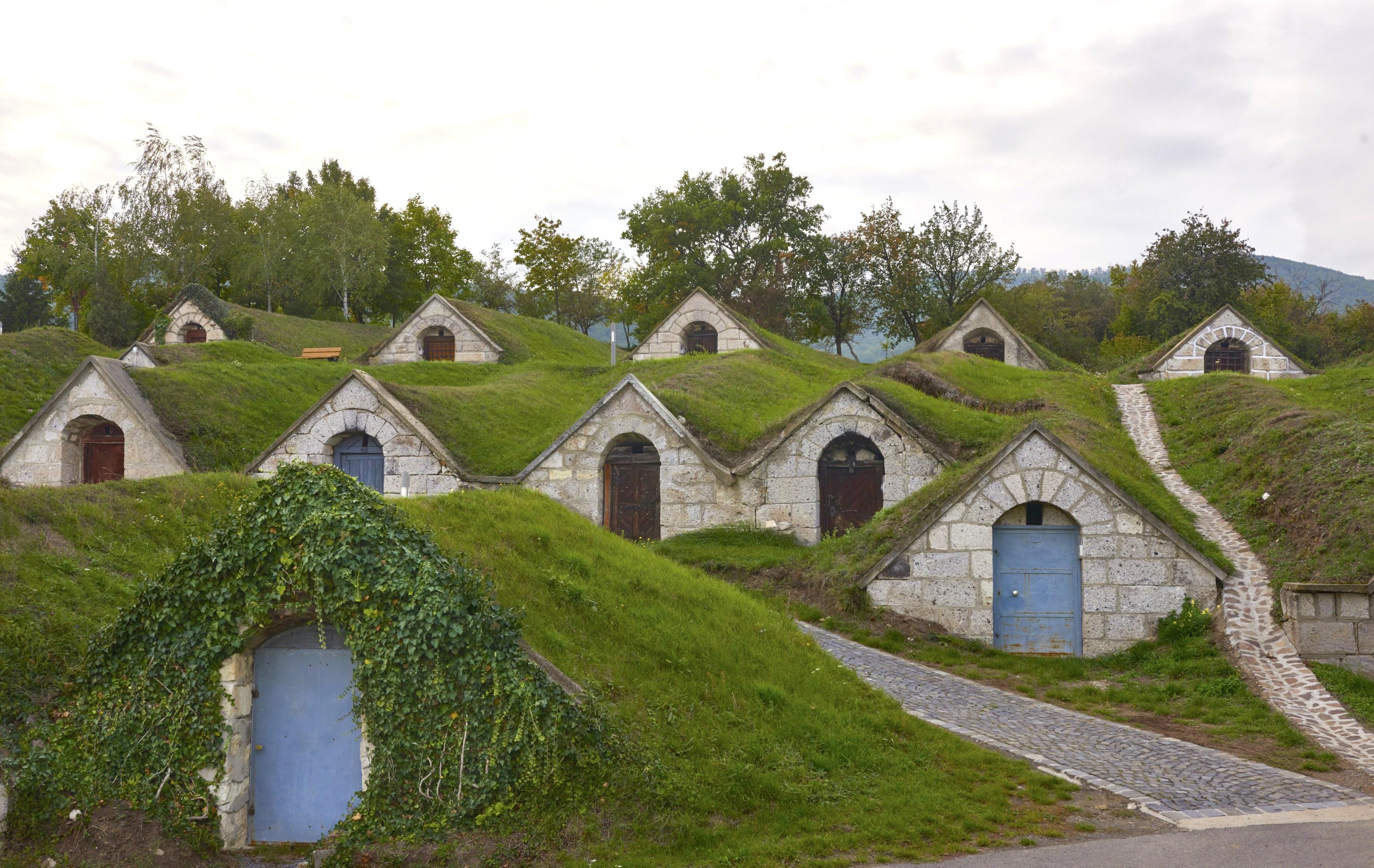 The cellar row of the Gombos-hegyi Pincesor in Tokaj Hegyalja is part of the World Heritage site—and deservedly so. Situated on the edge of Hercegkút. - © György Darabos