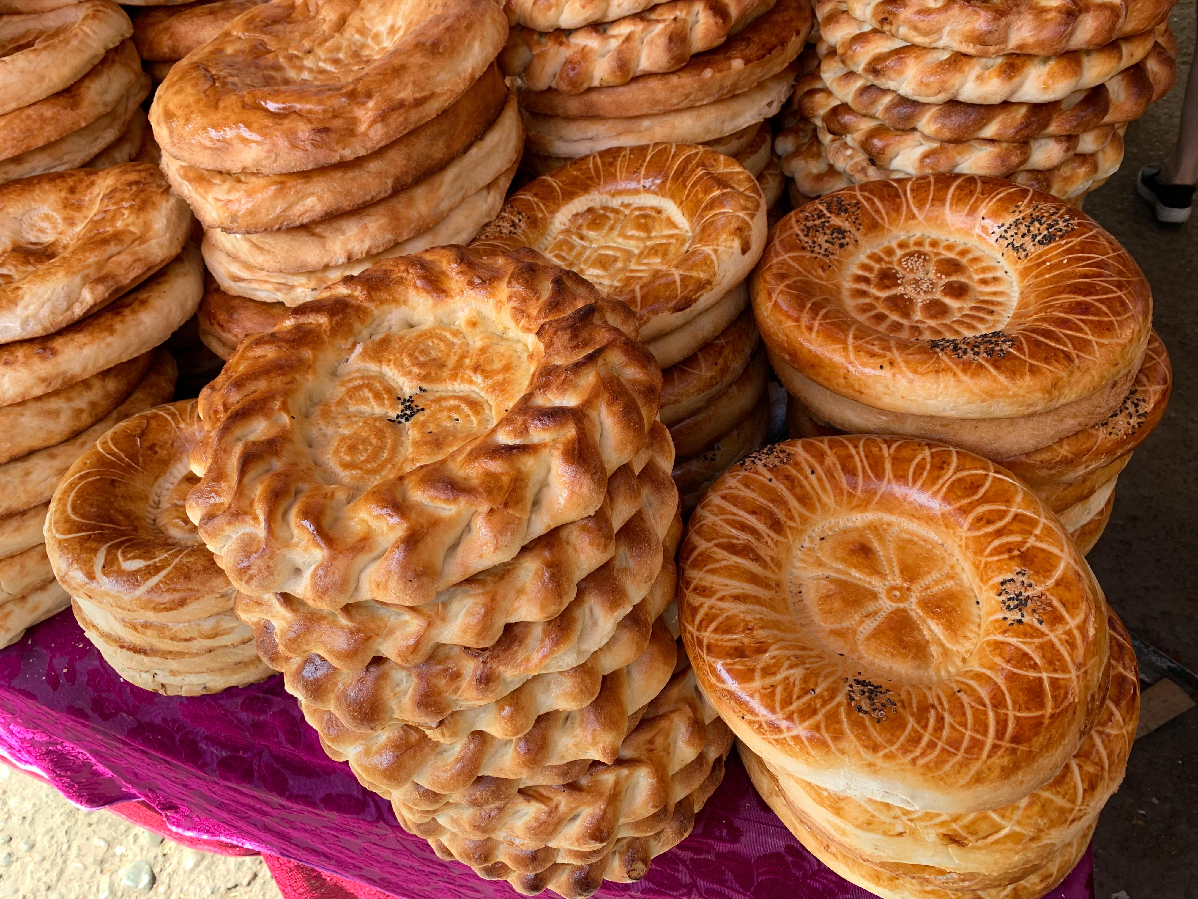The beautiful designs of lepyoshka bread