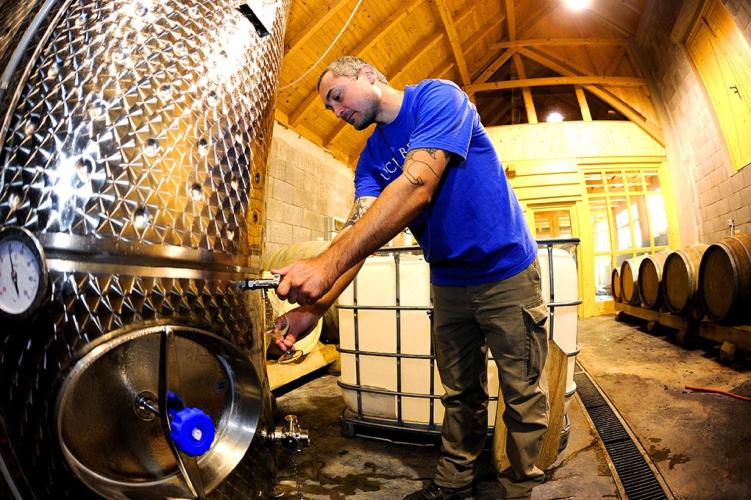 The young winemakers’ wines and the drys ferment upstairs in the modern winery, on the site of the former cooperage. – © Zoltan Bakos