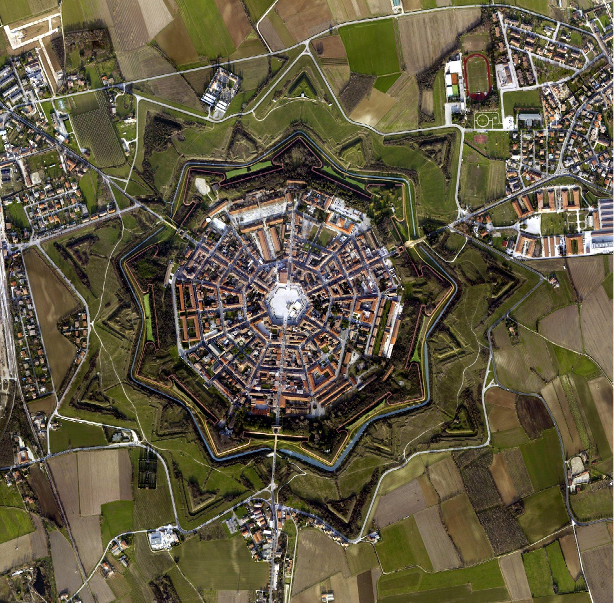 Orthophoto of the City Fortress of Palmanova – © Municipality of Palmanova