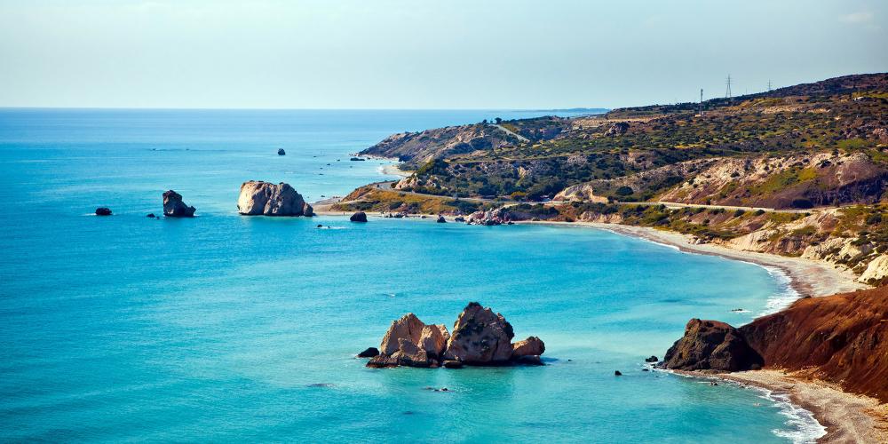 Aphrodite's legendary birthplace in Pafos, Cyprus. – © Alexander Tolstykh / Shutterstock Aphrodite's legendary birthplace in Pafos, Cyprus. – © Alexander Tolstykh / Shutterstock