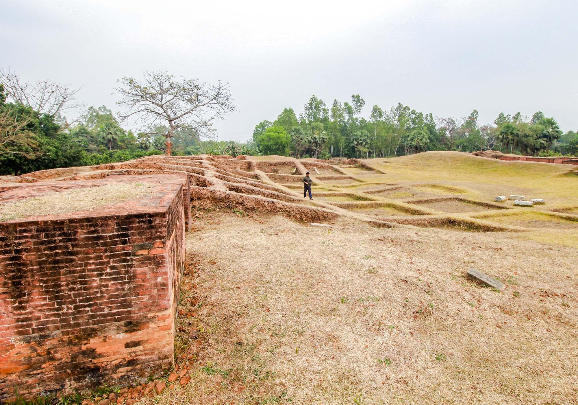 Unlike other Buddhist monasteries that are square and geometrical in shape, Jagaddal Vihara is shaped like a cluster of lotus flowers. – © Julfiker Ahmed