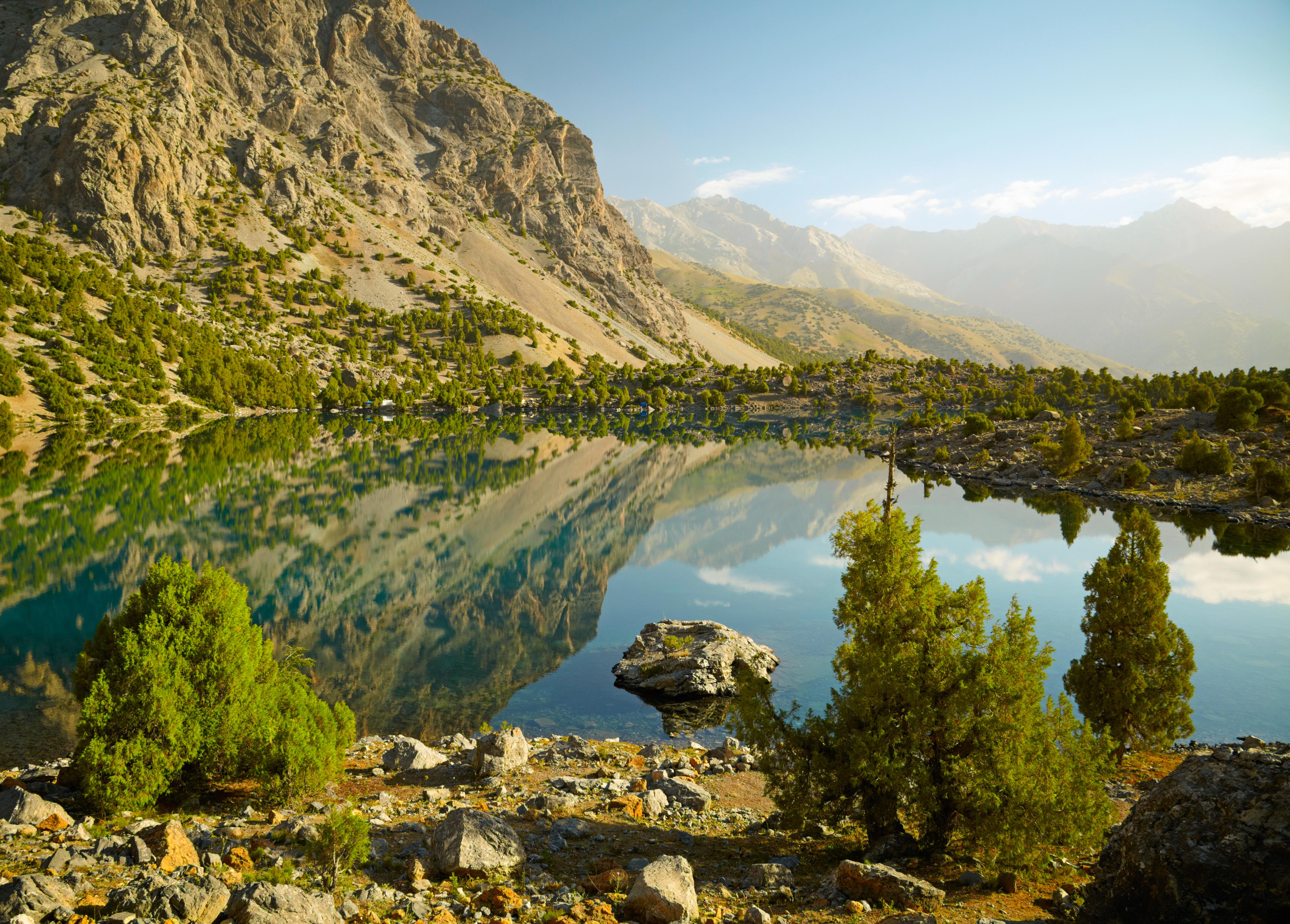 Lake in the Fann Mountains - Photo by SJ Travel Photo and Video