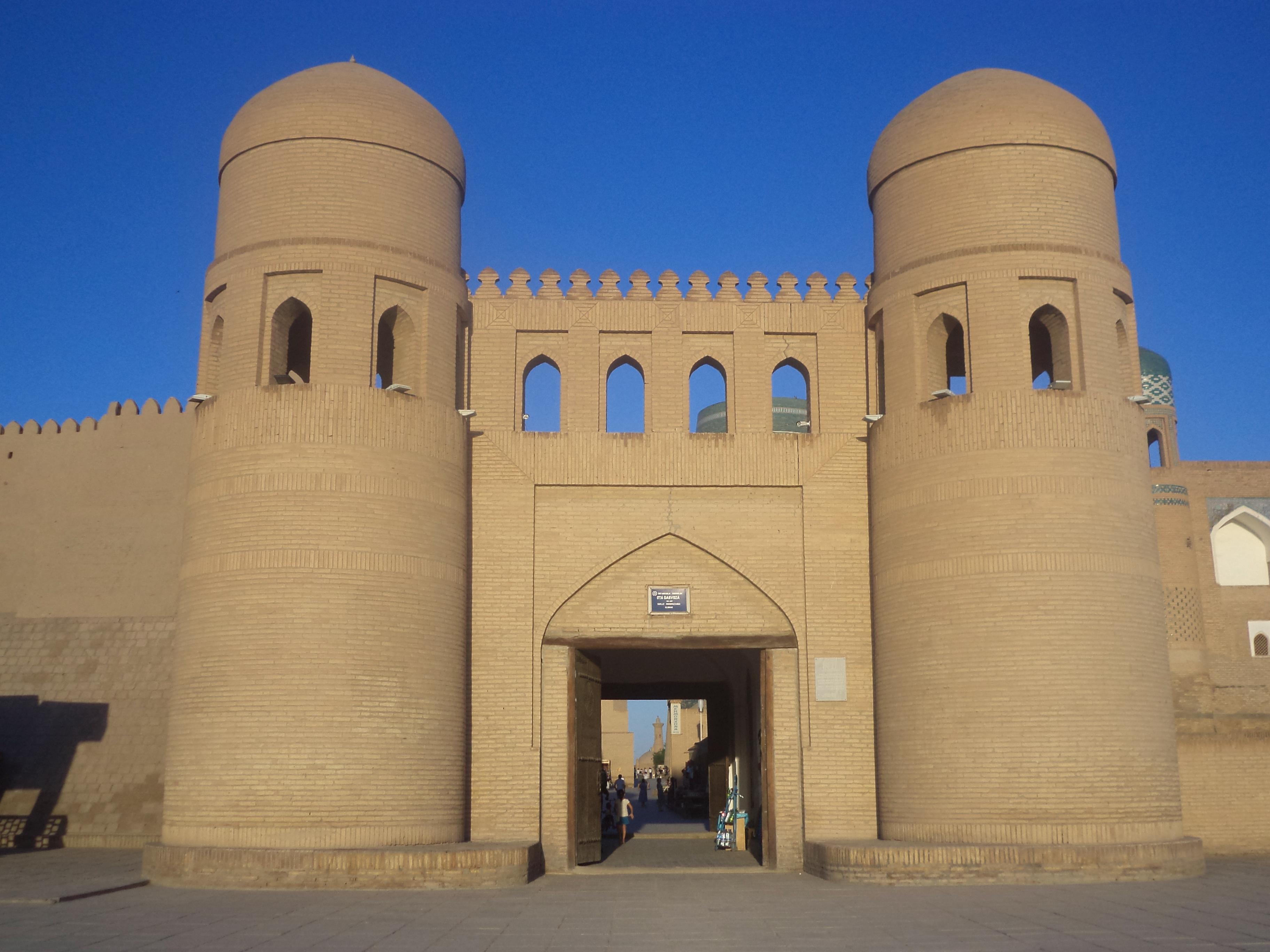 Gates of Itchan Kala in Khiva - Photo by Helen Turner