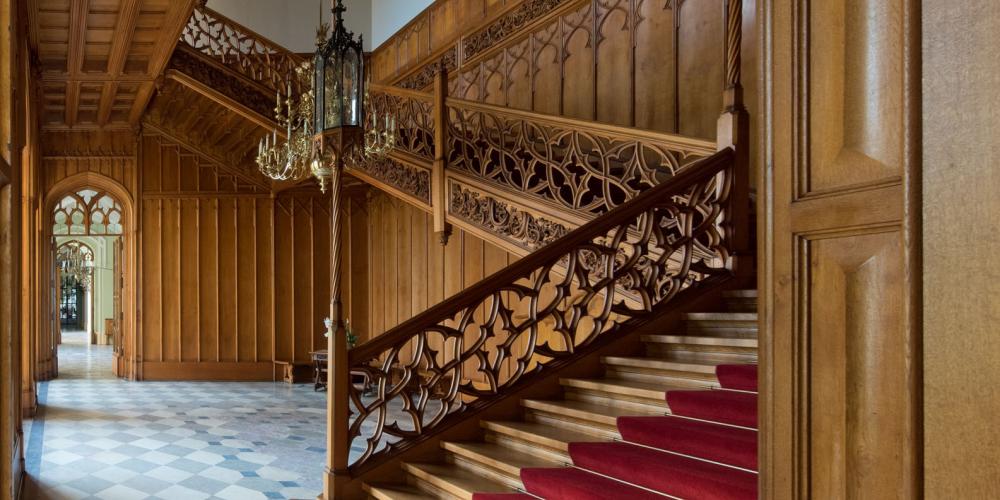 Guided tours of representative rooms are a very popular attraction for visitors of the Lednice castle. – © Archive of Lednice Castle