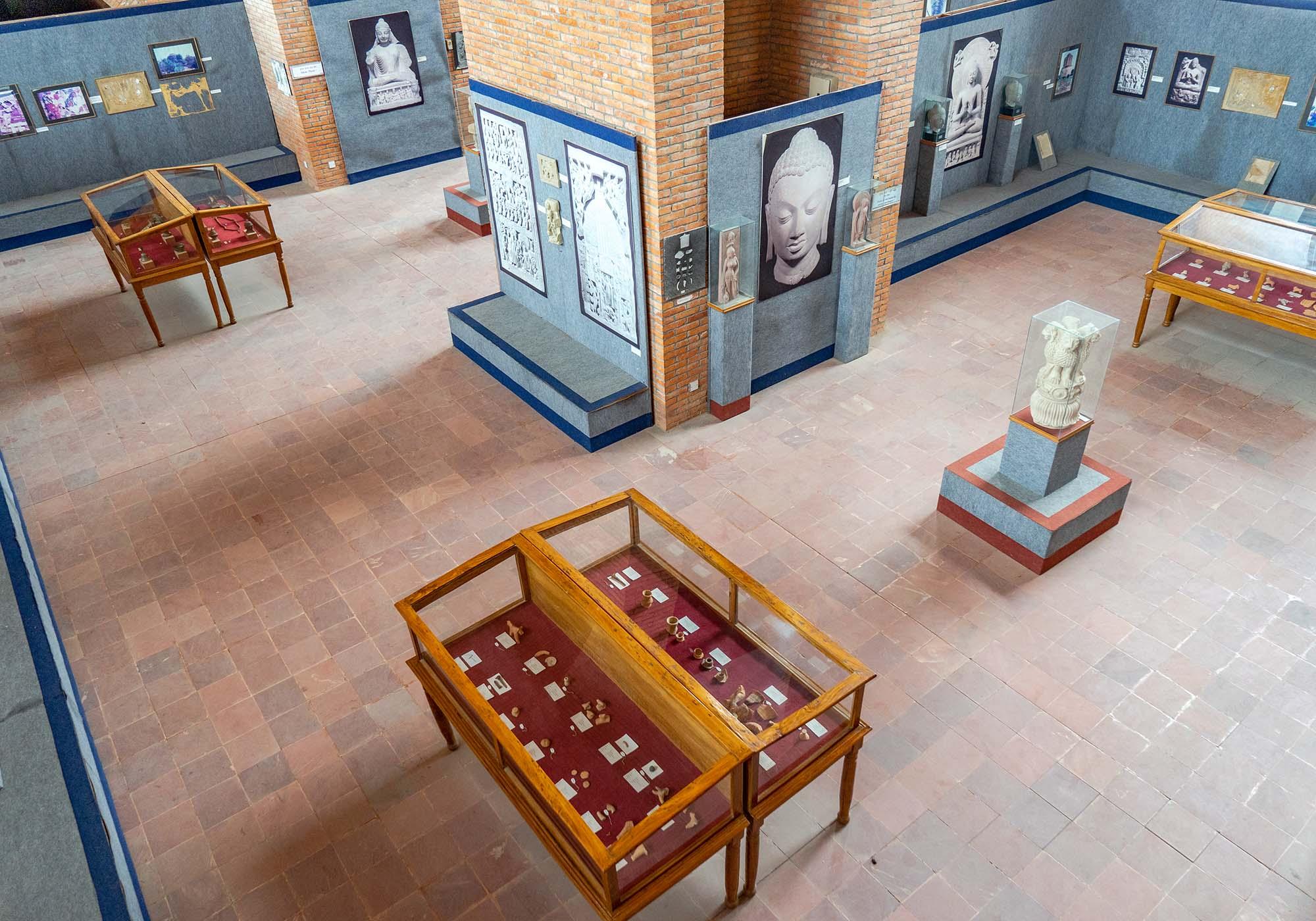 The Lumbini Museum consists of several rooms spread out over two levels of the building. – © Michael Turtle