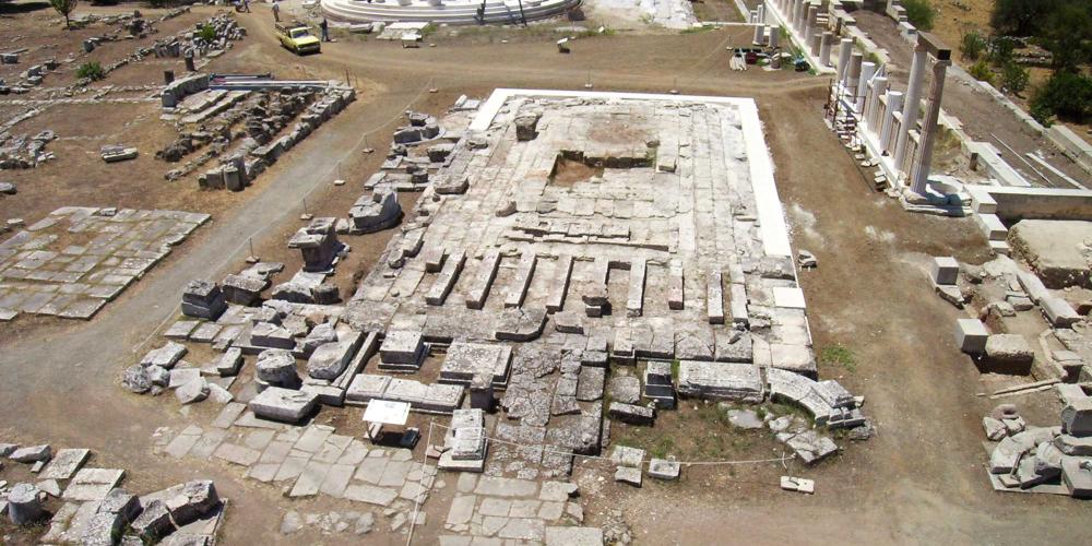 Les restes du Temple du dieu guérisseur Asclépios attire des visiteurs du monde entier. – © Hellenic Ministry of Culture and Sports / Ephorate of Antiquities of Argolida