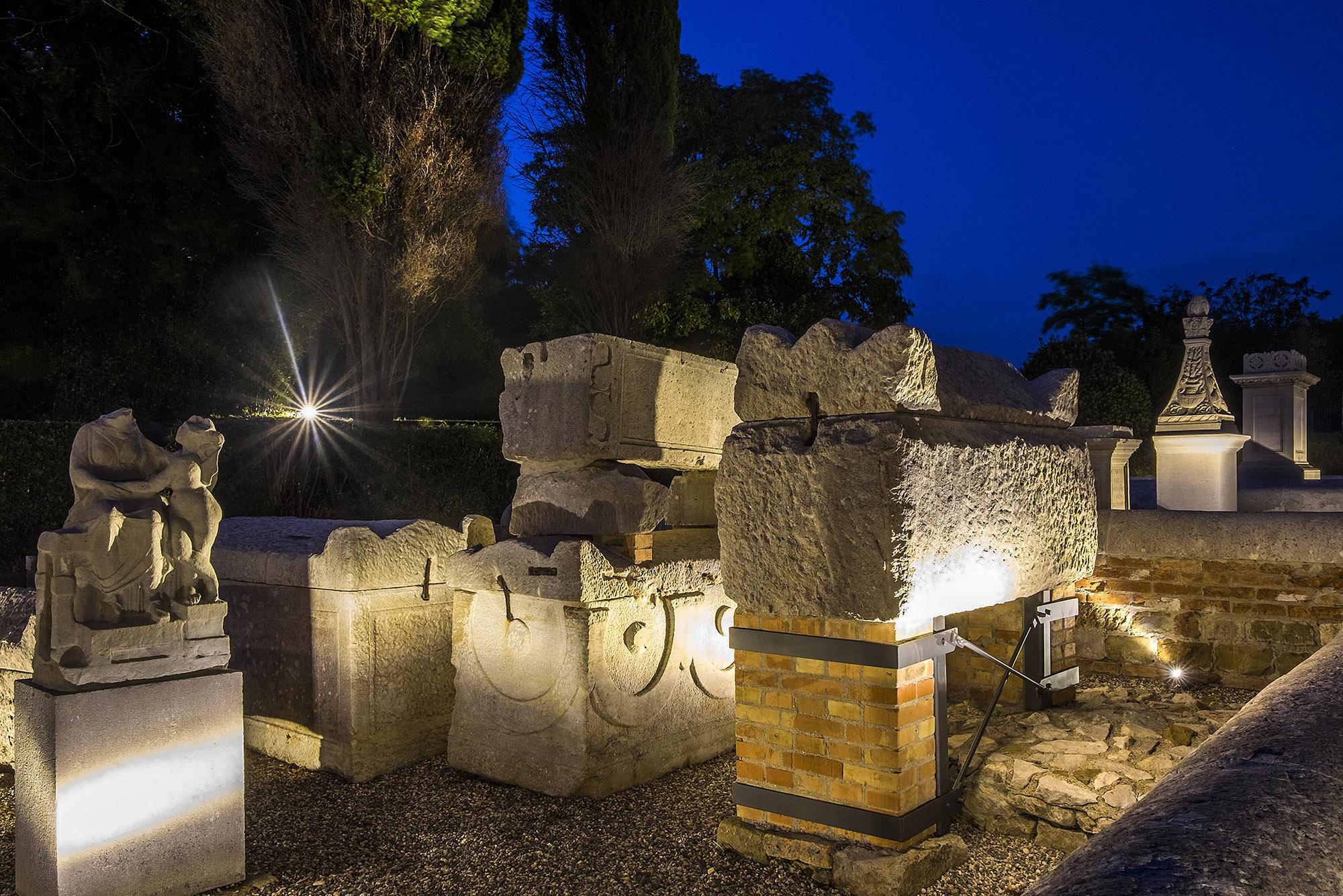 The area of the Necropolis, dating back to the 1st-3rd  centuries AD, is the only visible portion of several Roman burial grounds once found around Aquileia. – © Gianluca Baronchelli