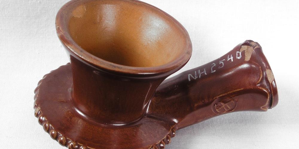 Clay pipe made by Karol Zachar Workshop, end of the 19th century – © Katarína Patschová / SMM archives Clay pipe made by Karol Zachar Workshop, end of the 19th century – © Katarína Patschová / SMM archives