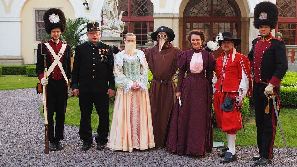 During the busy season, the Bishop's guard is organizing historical city tours with costumes. - © Archive of the Archiepiscopal Castle Kroměříž During the busy season, the Bishop's guard is organizing historical city tours with costumes. - © Archive of the Archiepiscopal Castle Kroměříž