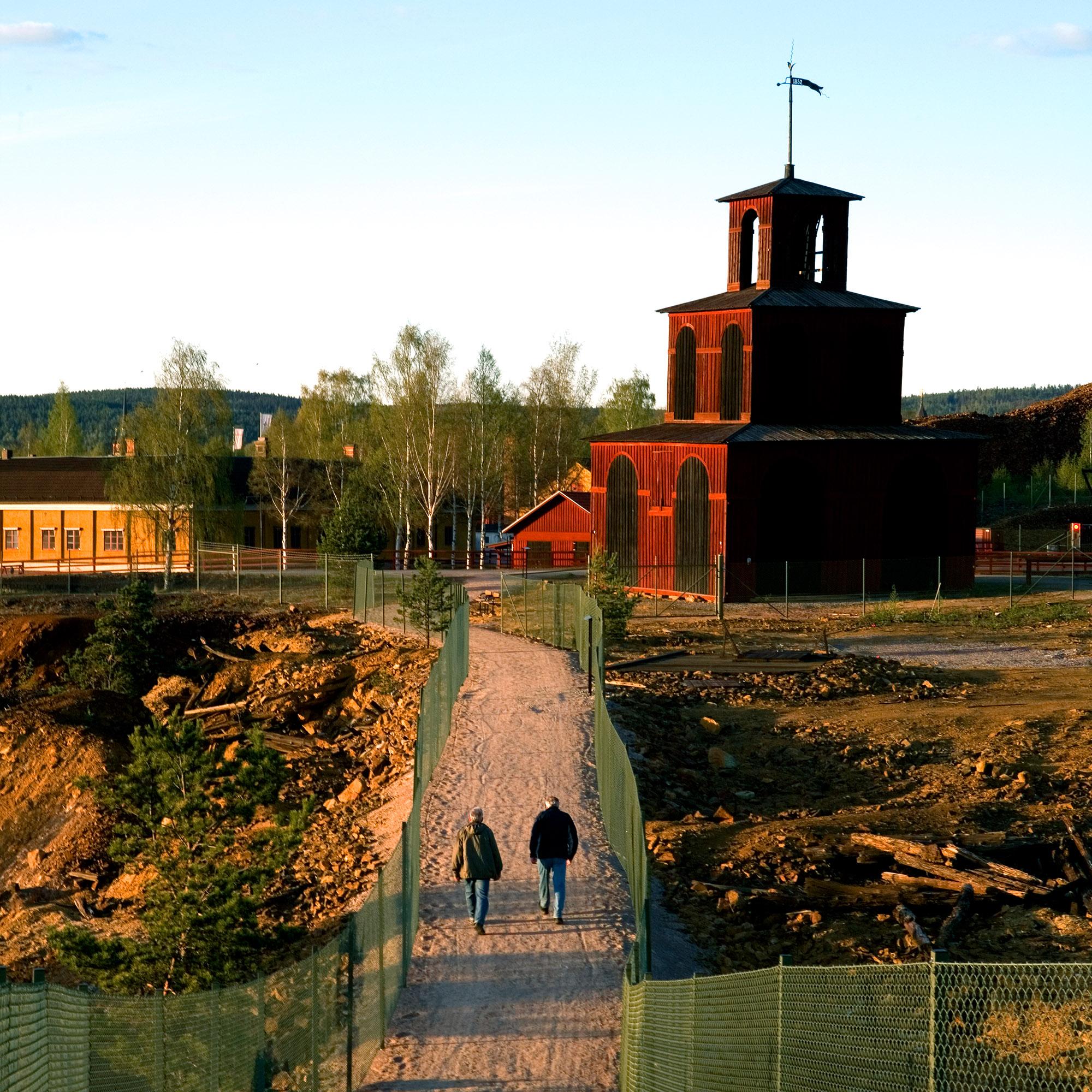 The 1.6 kilometre mine walk close to the Great Pit is landscaped to give every visitor the opportunity to experience the interesting above ground mine area. - © Birgitta Wahlberg