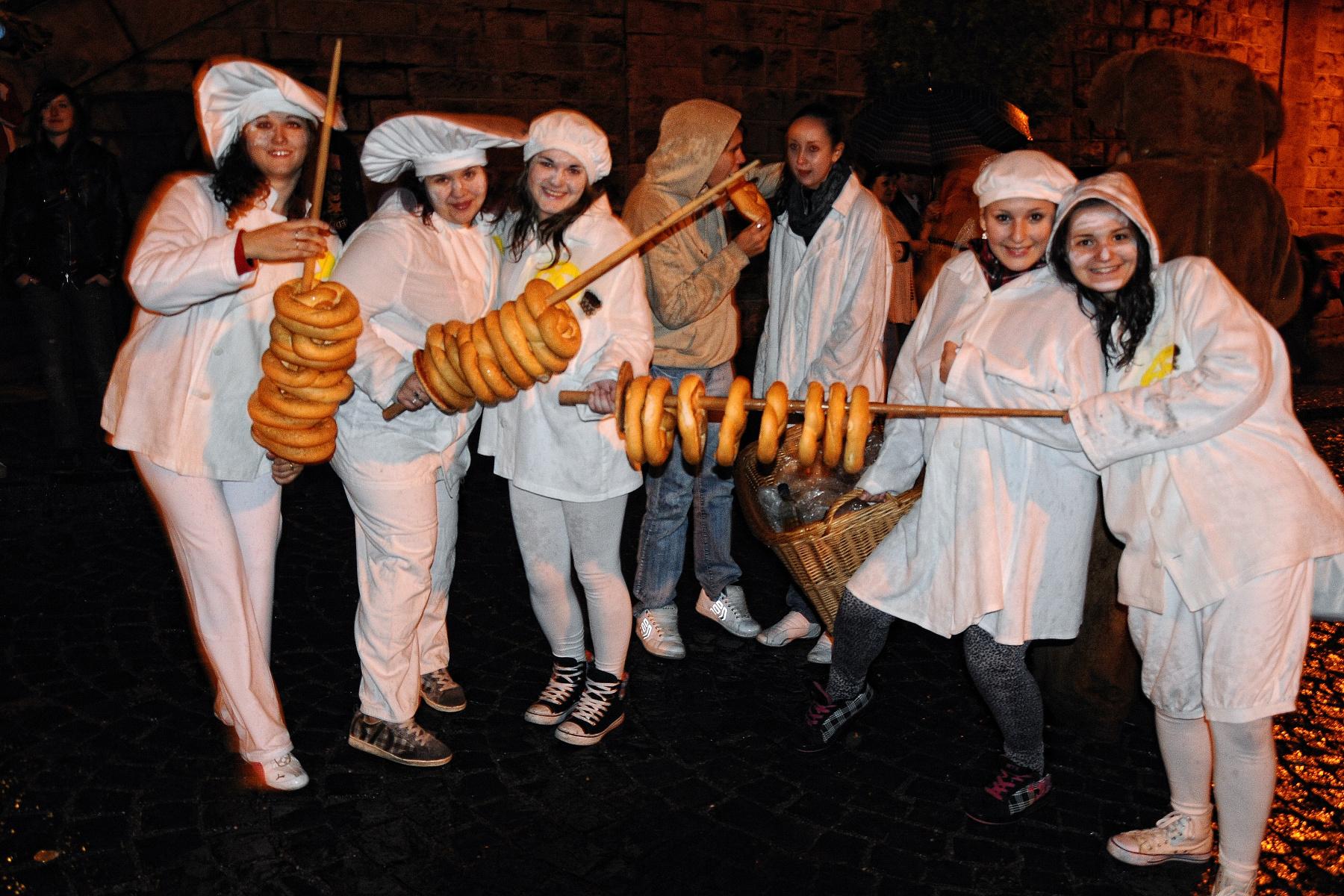 The people of Banská Štiavnica worked hard and were usually hungry, so bakers were very popular in town. – © Marian Garai