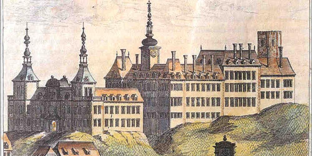 Valtice Castle on G. M. Vischer painting from 1672 before baroque rebuiding – © Archive of Valtice Castle
