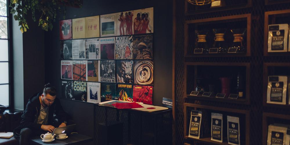 Cafes in Vilnius bring in the best coffees from all over the world. Cafes are stylish and always full. – © Robert Daškevič Cafes in Vilnius bring in the best coffees from all over the world. Cafes are stylish and always full. – © Robert Daškevič