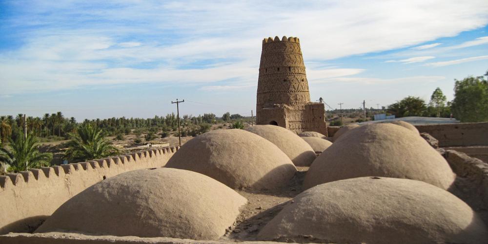Castle of Shahdad, oasis village near Lut Desert. – © Mehran Maghsoudi
