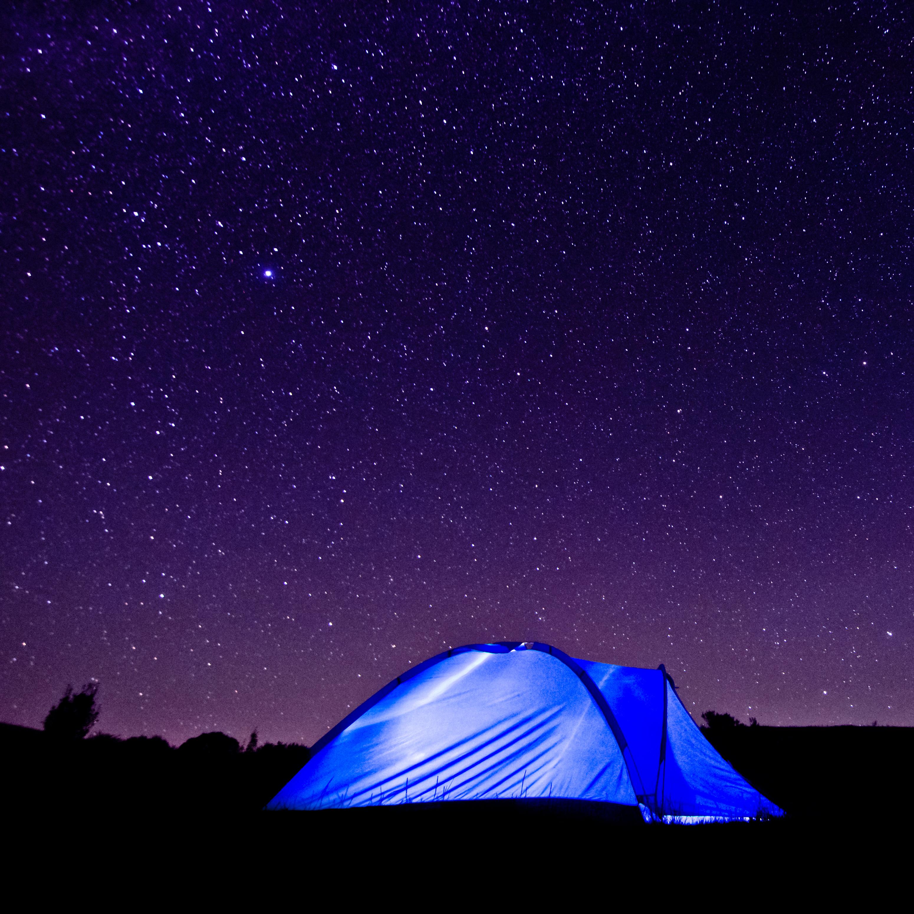 A tent is the perfect way to experience the wonders of the night sky © Q-lieb-in / Shutterstock