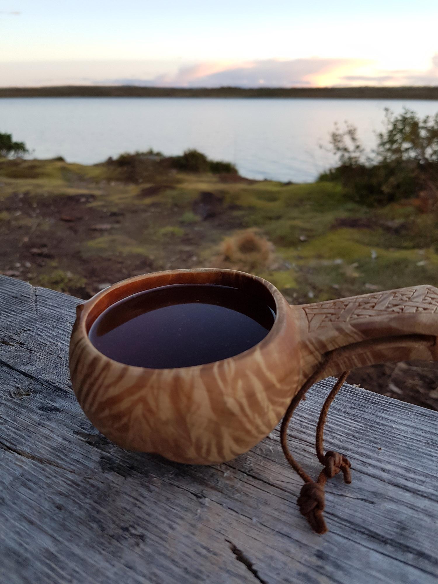 No matter what you do—a coffee break on the mountain or just a drink of some crystal clear water from the stream—you'll find the right vessel here. – © Sofia Tiger