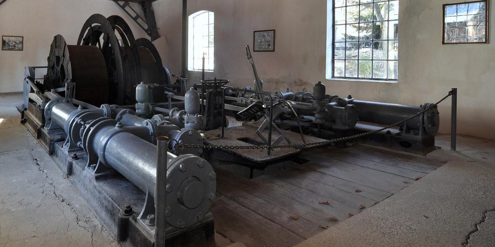 Kachelman's water-column mining machine. These machines saved the mining industry in the 18th century and made the mining technology in Banská Štiavnica among the world's best. – © Lubo Lužina