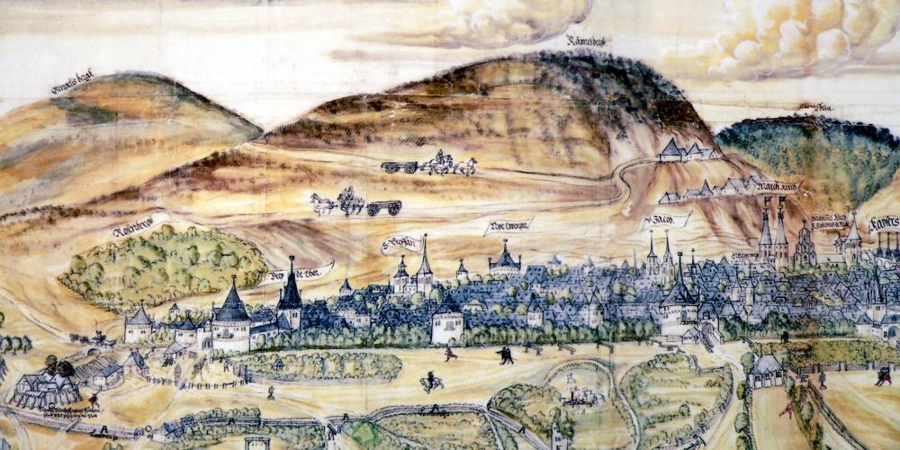 Map of Goslar and Rammelsberg by Matz Sincken (1574) Map of Goslar and Rammelsberg by Matz Sincken (1574)