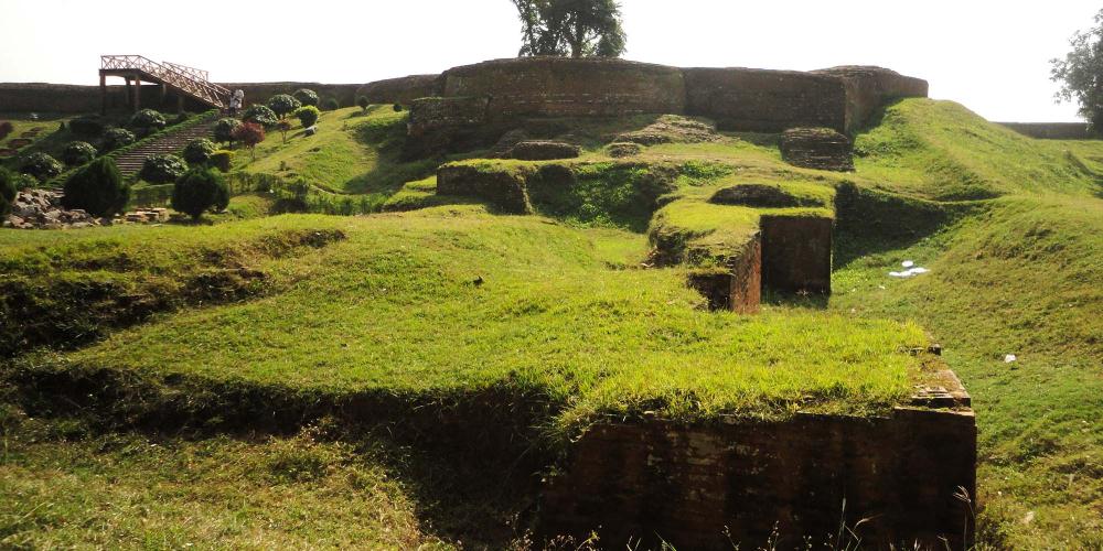 Close up view of Jahajghata harbour at Mahasthangarh citadel, Mahasthangarh citadel, Bogura – © Azmaree Afrin