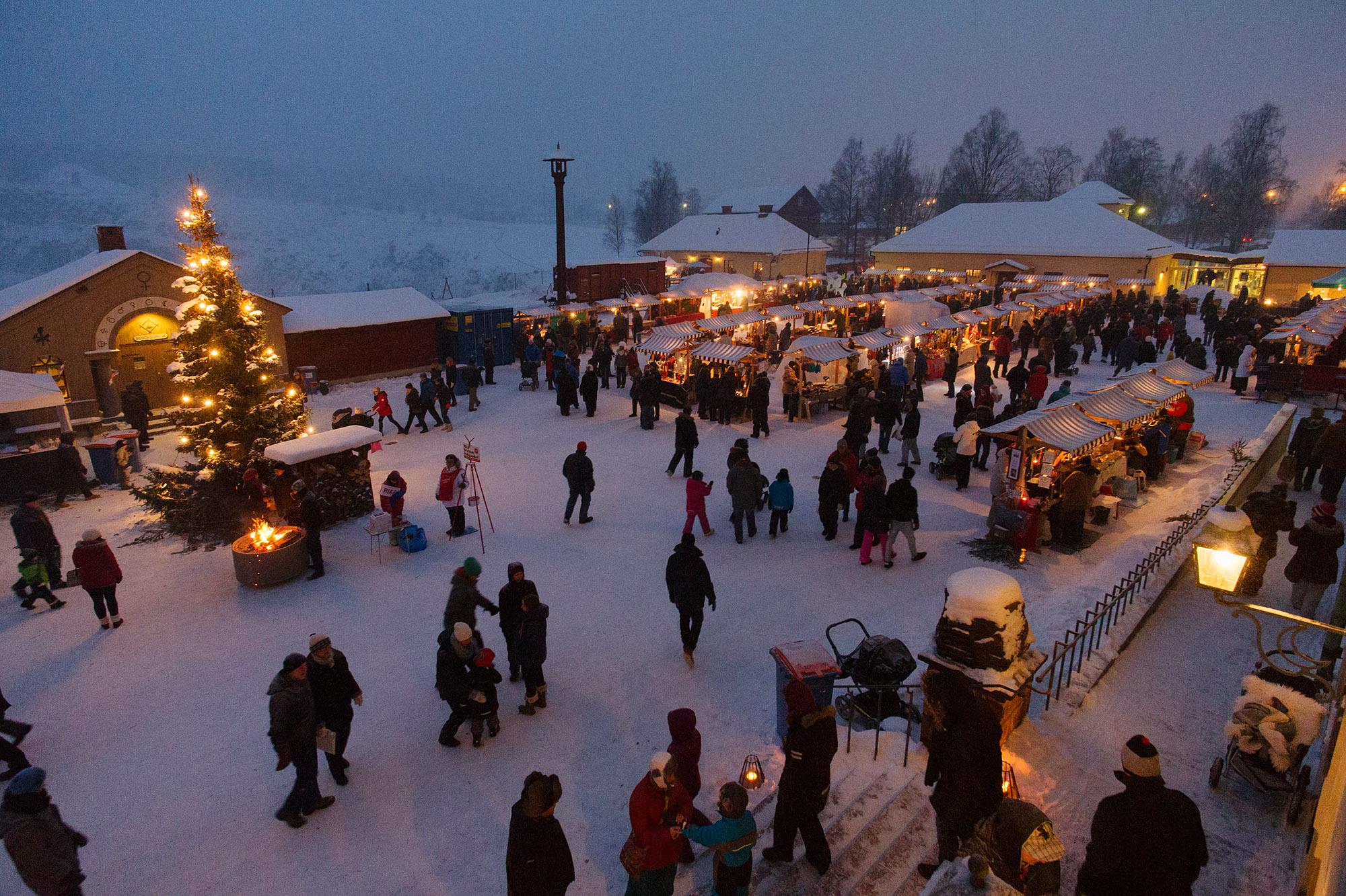 The Christmas Fair at Falun Mine has been running for 15 years. – © Per Eriksson