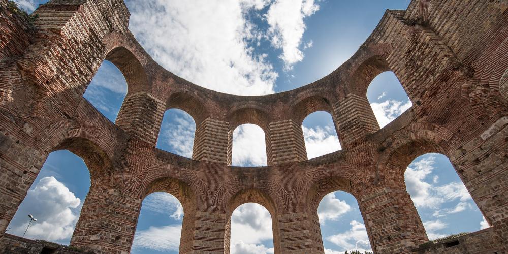 Going to the baths was an important part of Roman life and the Imperial Baths in Trier, were built 1600 years ago. – © Trier Tourismus und Marketing GmbH Going to the baths was an important part of Roman life and the Imperial Baths in Trier, were built 1600 years ago. – © Trier Tourismus und Marketing GmbH