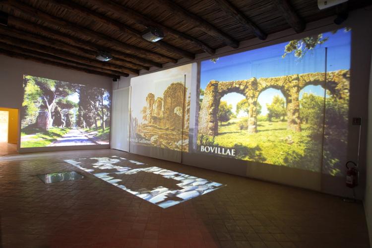 Multimedia Room Via Appia at the Archaeological Museum of Ancient Calatia – © Archivio Polo Museale della Campania