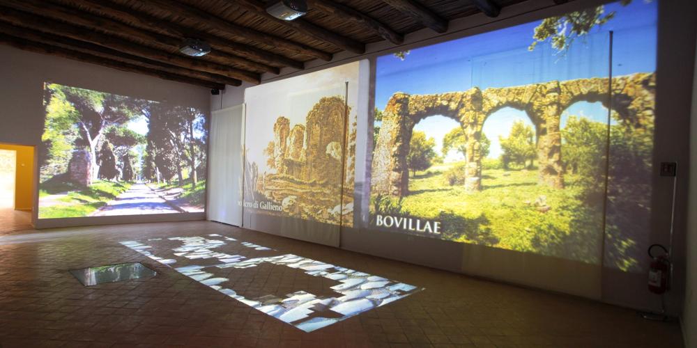 Multimedia Room Via Appia at the Archaeological Museum of Ancient Calatia – © Archivio Polo Museale della Campania