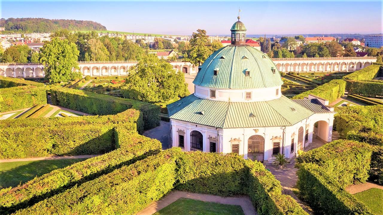 The Flower Garden is nowadays in its original 17th century form. - © Archive of the Archiepiscopal Castle Kroměříž