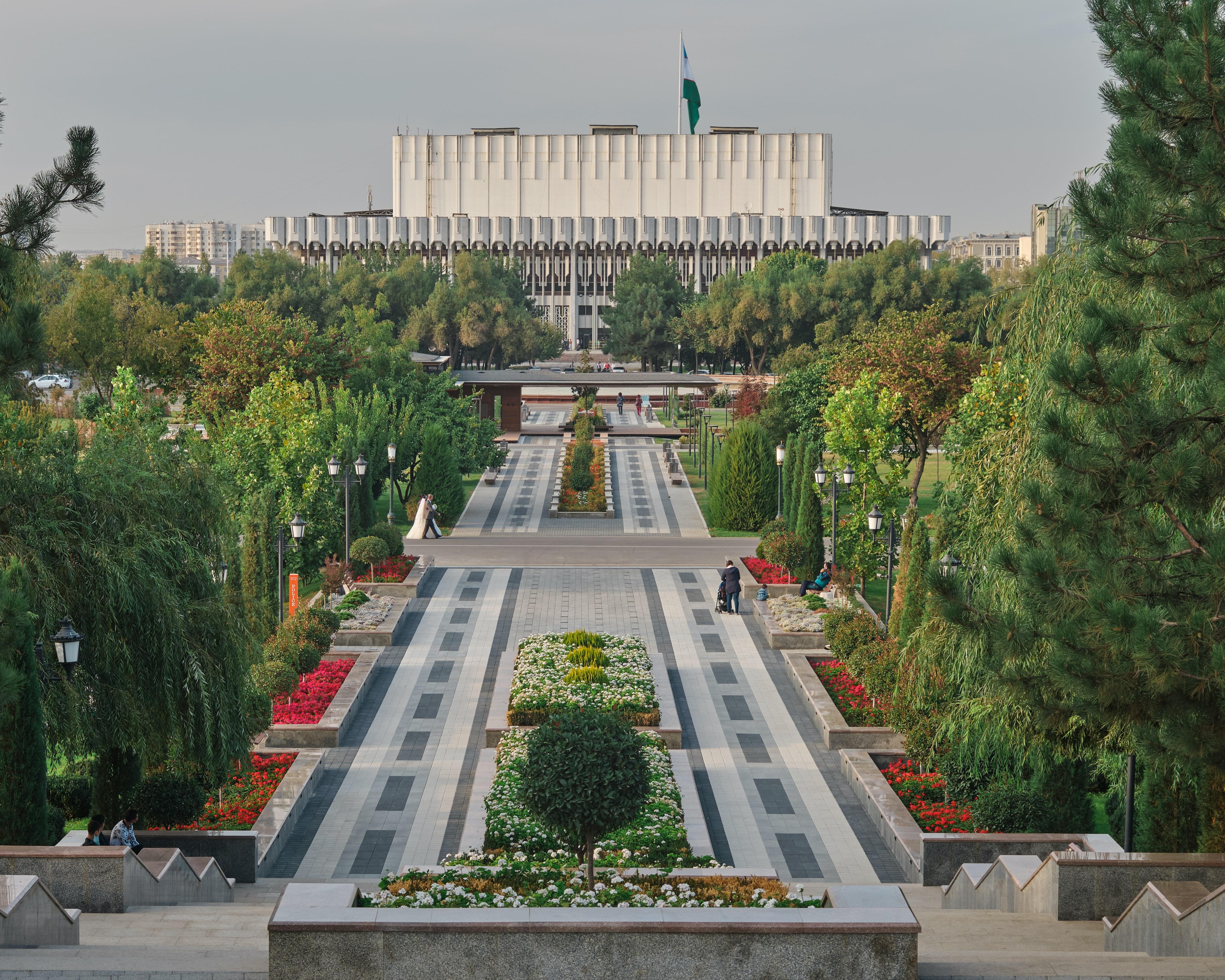 Public square in Tashkent