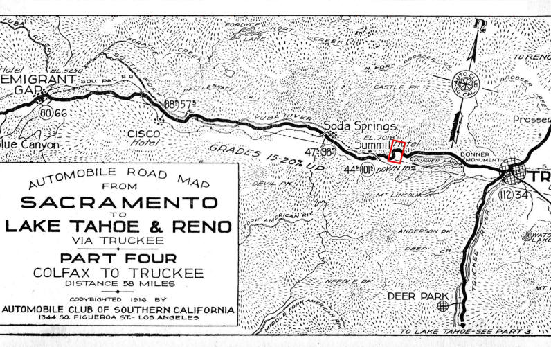 20.8 x 16.6 in 15 X 15 Minute 1955 YellowMaps Emigrant Gap CA topo map 1:62500 Scale Historical Updated 1960