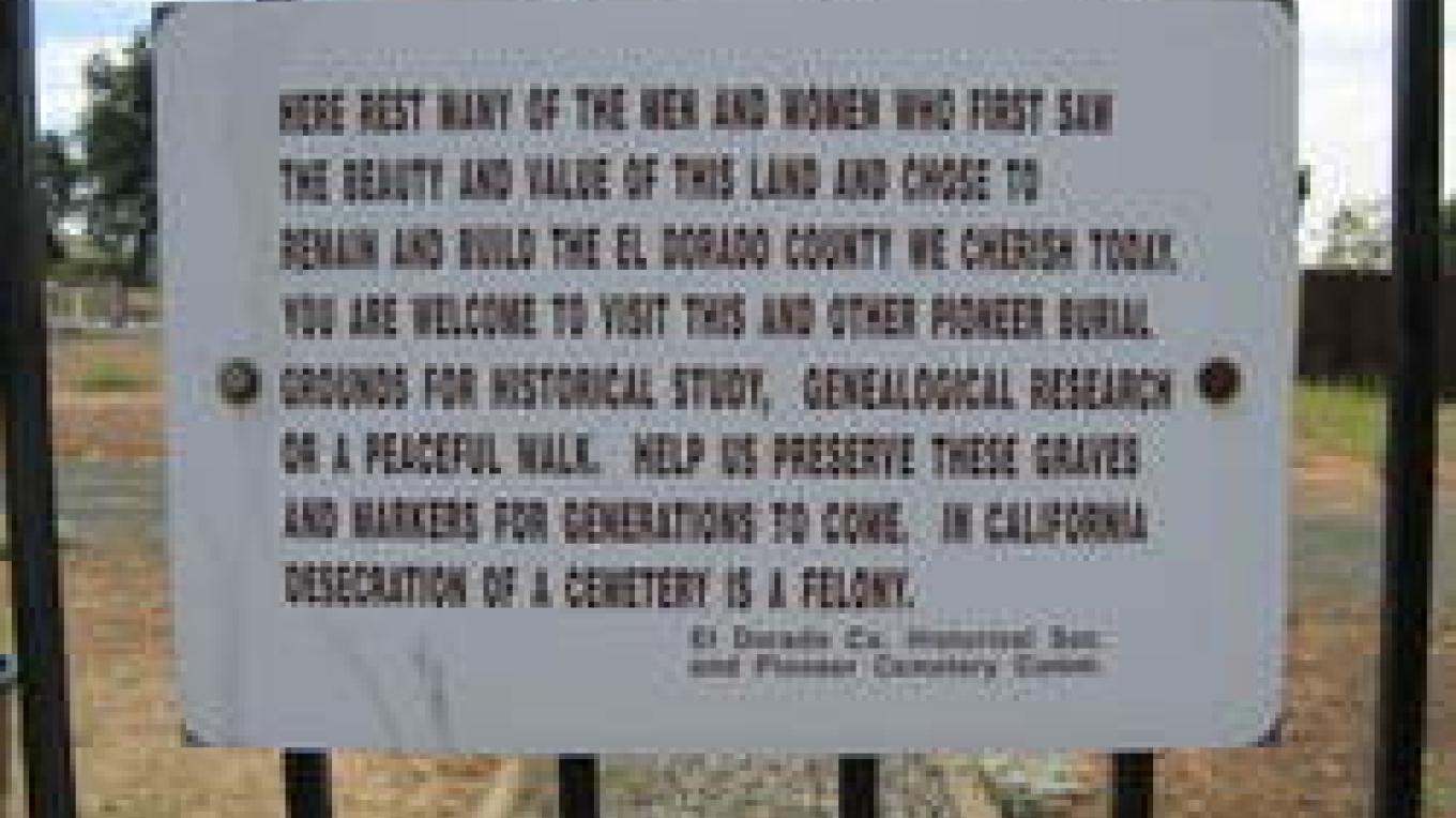 Condemned Bar (No. 572 California Historical Landmark) Sierra Nevada