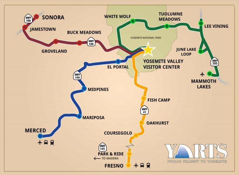 Yarts Schedule 2022 Yosemite Area Regional Transportation System (Yarts) | Sierra Nevada  Geotourism