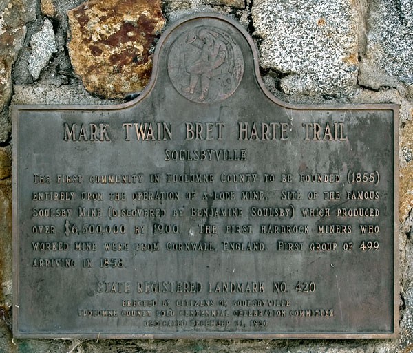 Soulsbyville (No. 420 California Historical Landmark) Sierra Nevada