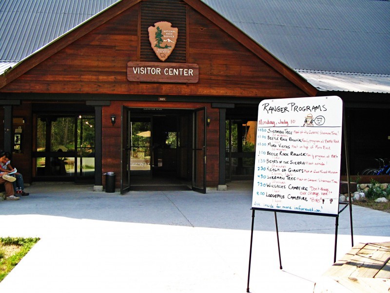 Lodgepole Visitor Center, Sequoia National Park Sierra Nevada Geotourism