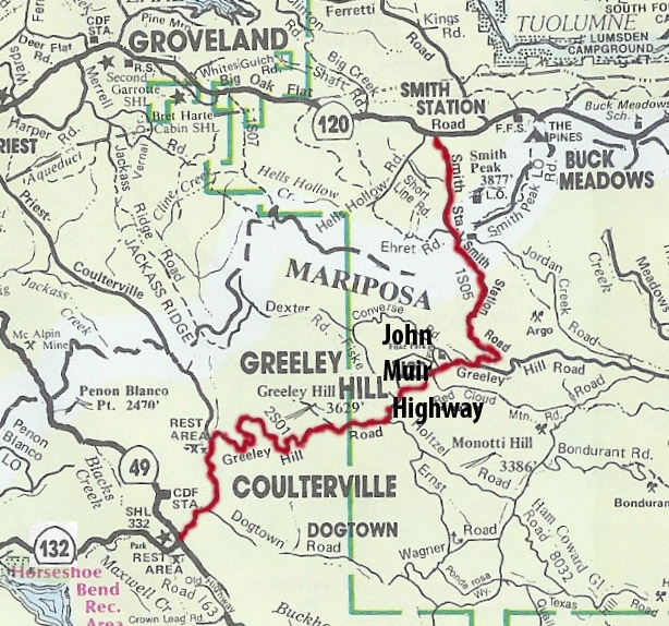 John Muir Highway Geotourism Sierra Nevada Geotourism